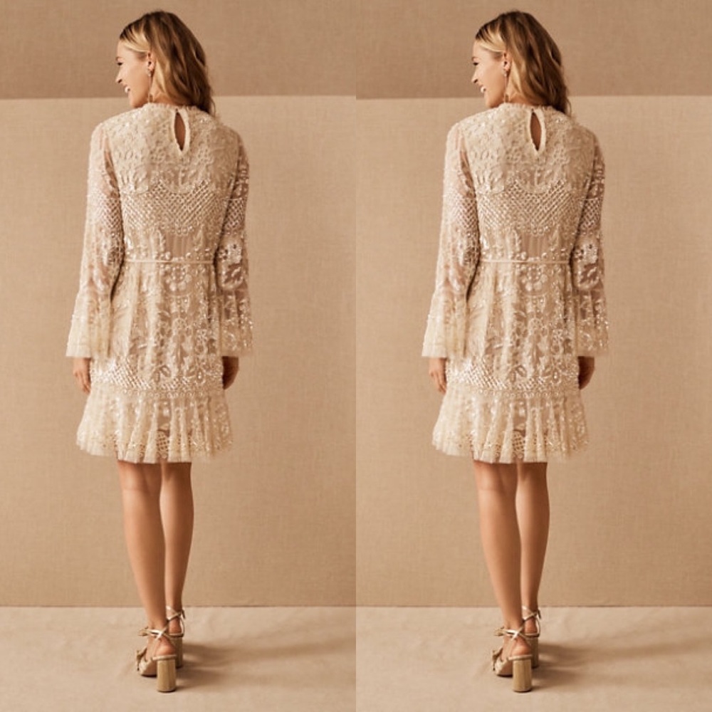 BHLDN x Needle & Thread Snowdrop Mini Dress - Picture 3 of 9
